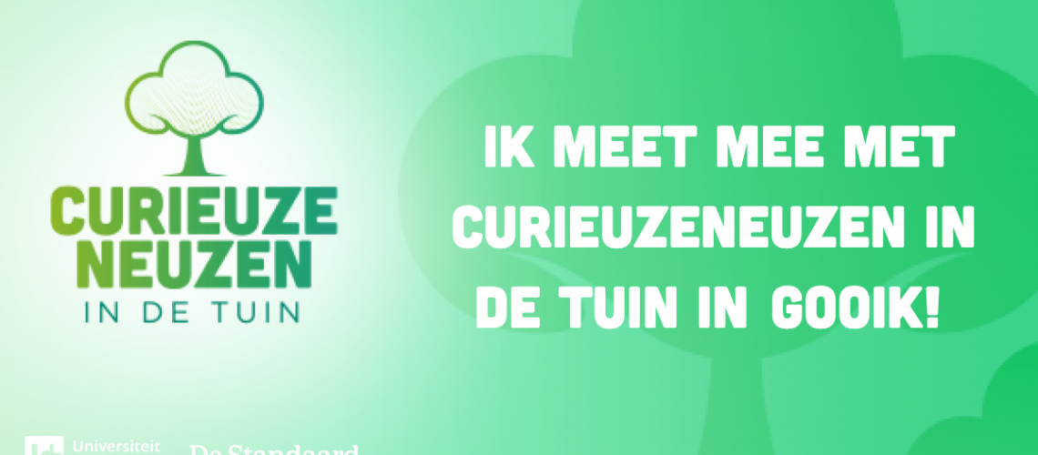 Groeituin Curieuzeneuzen onderzoek droogte en hitte